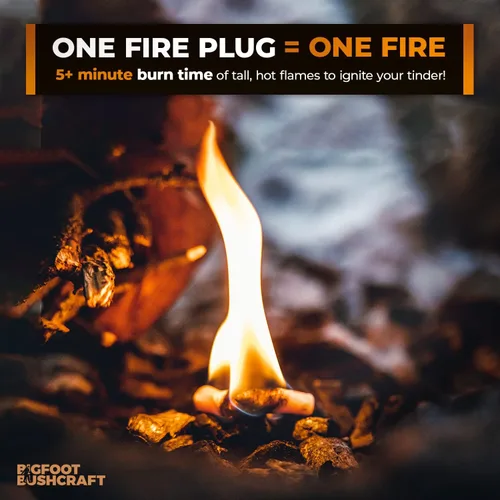 Miniatura 3 de Arrancadores de fuego impermeables no tóxicos con más de 5 minutos de combustión para emergencias, supervivencia, fogatas, fogatas, parrillas