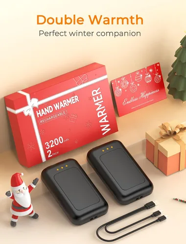 Miniatura 8 de Electric Hand Warmers Rechargeable, Rechargeable Hand Warmer, Portable Hand Warmer for Outdoor Camping Hunting Golf Accessories, Gifts for Women Men