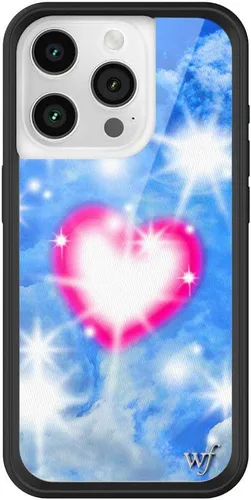 Miniatura 75 de Wildflower - Fundas compatibles con Apple iPhone 15 Pro Protector de goma negro, certificado de prueba de caída de 4 pies, propiedad de mujeres