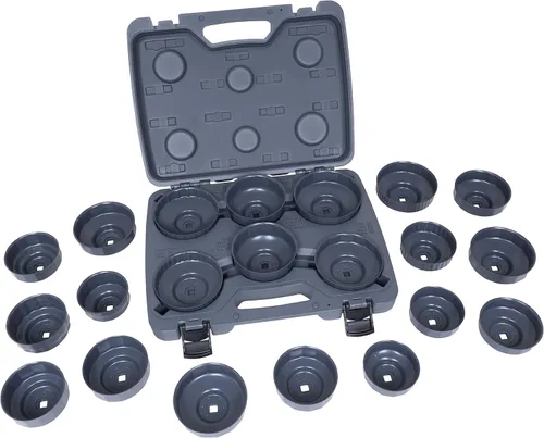 Lisle 61460 H.D. Juego de llaves de tapa de extremo, 21 uds.