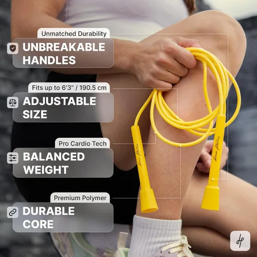 Miniatura 2 de HONOR ATHLETICS Speed Rope, Skipping Rope - Best for Double Under, Boxing, MMA, Cardio Fitness Training Condition - Jump Rope