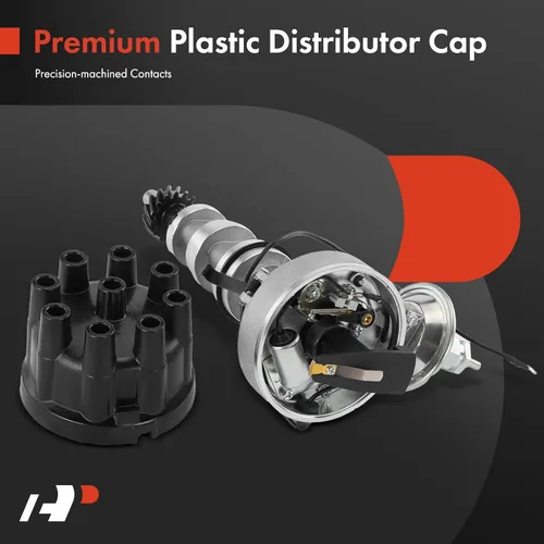 Miniatura 4 de A-Premium Distribuidor de encendido con tapa y rotor compatible con Ford F-100, F-250, F-350, Mustang, Galaxie, LTD, Skyliner, M-400, Victoria & AC