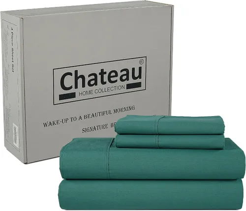 Miniatura 8 de CHATEAU HOME COLLECTION Tencel - Juego de sábanas de algodón suave, transpirable de 300 hilos con certificación Oeko-TEX, tamaño King, sábanas