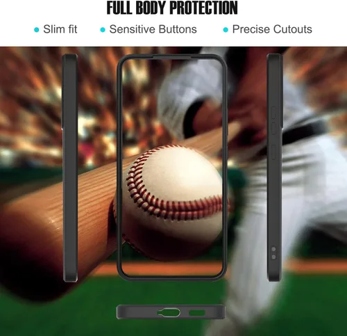 Miniatura 3 de Funda de béisbol personalizada con nombre y número para Samsung Galaxy Note 20/20 Ultra 10 Pro Note 9 8, silicona líquida con protección de cámara