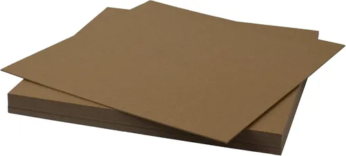 Miniatura 10 de Samsill Hojas de aglomerado de 8.5 x 11 pulgadas, paquete de 50, sin ácidos, peso pesado de 0.057 pulgadas, marrón, crea adornos tridimensionales