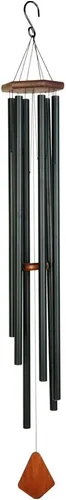 Miniatura 20 de Campanillas de Viento Nature's Melody Premiere Grande Tunes – Campanillas de Viento para Exteriores con 6 Tubos Afinados en Escala Pentatónica