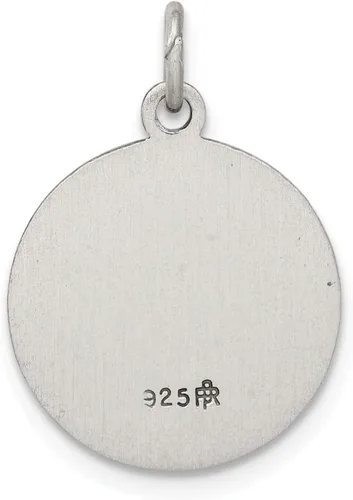 Miniatura 4 de Plata de ley Medalla Saint Roch