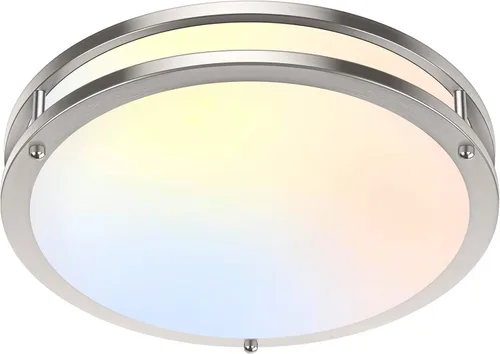 Miniatura 15 de Lámpara de techo LED de montaje empotrado de 36 W, lámpara de techo LED de 13 pulgadas 3600 LM, lámpara de techo moderna 2700 K/3000 K/4000 K/5000