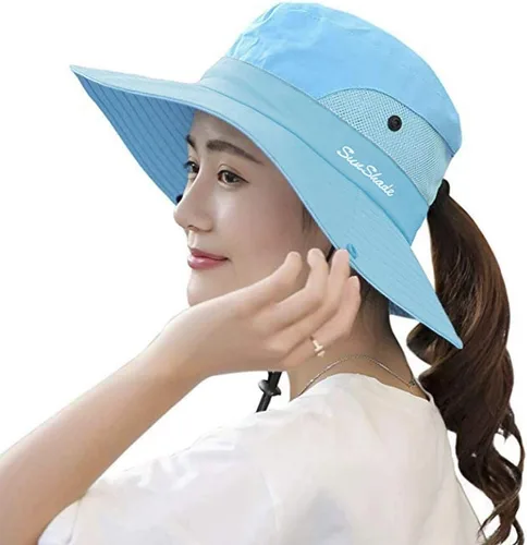 Miniatura 11 de Gorra FPS 50+ de ala ancha impermeable con protección UV para mujer
