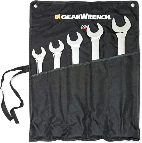 Miniatura 11 de GEARWRENCH 81902 Juego de llaves combinadas de 15 piezas de 12 puntos, patrón largo, métrico