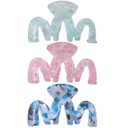 Miniatura 14 de Pinzas de garra para el cabello - Pinza de 3.35 pulgadas para mujeres con cabello grueso - Accesorios para mujeres y niñas - 3 piezas de pinzas