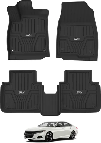 Miniatura 17 de 3W Alfombrillas de suelo aptas para Honda Odyssey 2026 2025-2018, TPE para todo tipo de clima, revestimiento de piso personalizado para 1ª, 2ª y 3ª