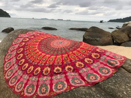 Miniatura 2 de Tapiz Raajsee de pared, diseño de mandala