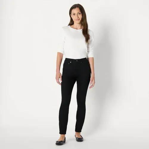 Miniatura 3 de Amazon Essentials - Jeans ajustados de tiro medio para mujer, altamente elásticos y versátiles