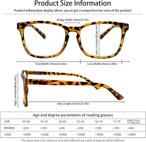 Miniatura 2 de SIGVAN Paquete de 5 Gafas de Lectura con Bloqueo de Luz Azul de Moda Cuadradas para Computadora para Mujeres y Hombres, Anteojos Nerd Anti Rayos UV