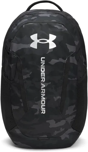 Miniatura 28 de Under Armour Mochila Hustle 6.0 unisex para adultos (002) Negro / Negro / Blanco