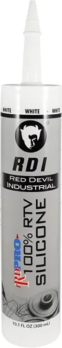 Miniatura 7 de Red Devil 08162I RD PRO RTV de grado industrial 100% silicona resistente a la intemperie, tubo de 10.1 oz, almendra, paquete de 1