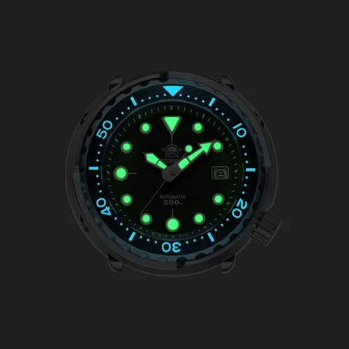 Miniatura 4 de ADDIESDIVE Relojes de buceo para hombre 1.870 in reloj de pulsera automático Nh35 impermeable 300 M luminiscente Chromalight Dial My-H5