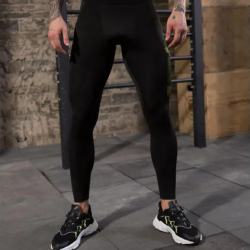 Miniatura 4 de 1 Pack Men's Compression Pants Cool Dry Athletic Workout Running Tights Leggings with Pocket