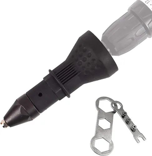 Pistola de remache eléctrica, adaptador de taladro inalámbrico, herramienta de inserción, kit de adaptador de remachador, máquina de remache ciego,