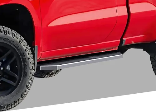 Miniatura 14 de APS Estribos negros compatibles con Chevy Silverado GMC Sierra 1500 2019-2025 Regular Cab y Silverado 1500 LTD Sierra 1500 LD 2022 y 2500 3500