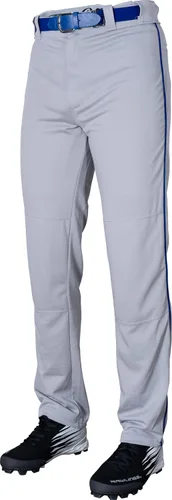Rawlings Semi-Relaxed Full Length Baseball Pant Piped Adult Sizes Multiple Colors