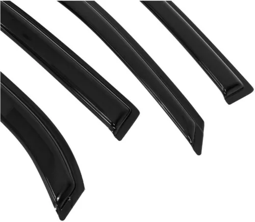 Miniatura 6 de 8 Pieces - Sun Rain Vent Deflector Guard Window Visor Tape External Window Style Acrylic Smoke Tinted Set for Chevy for Equinox 2010-2017