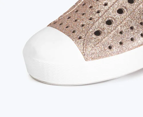 Miniatura 4 de Native Shoes Jefferson Zapatilla ligera para adultos metal blingshell blanco 8 Women6 Men