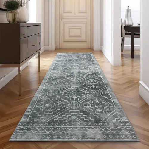Miniatura 33 de jinchan Alfombra marroquí de pasillo 2x10 para pasillo - Alfombra de pasillo para cocina bohemia lavable a máquina, alfombra moderna suave, Boho