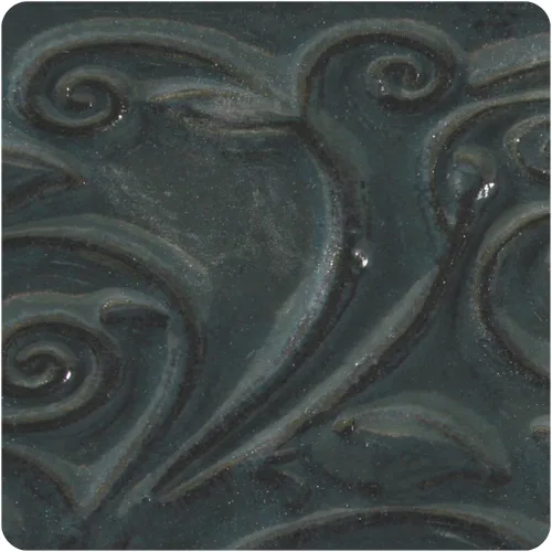 Miniatura 13 de AMACO Opalescent O-20 Bluebell Powder Blue Glaze Pint, 16 onzas (16.0 fl oz), esmalte de cerámica líquida de cerámica líquida con cono de fuego bajo