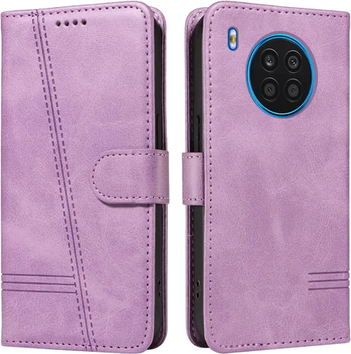 Miniatura 96 de Funda con tapa para Huawei Nova Lite 3, protección de 360 grados, a prueba de golpes, de piel sintética, con función atril y 3 ranuras