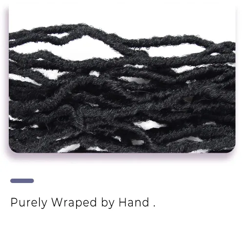 Miniatura 5 de Niseyo Rastas de pelo sintético de ganchillo de 24 pulgadas, 6 paquetes de extensiones de cabello sintético lacio de ganchillo largo