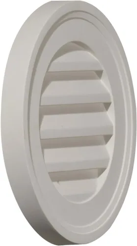 Miniatura 2 de Ekena Millwork GVRO12D respiradero redondo, 12 pulgadas de ancho x 12 pulgadas de alto x 1 3/8 pulgadas de profundidad, GVRO12D