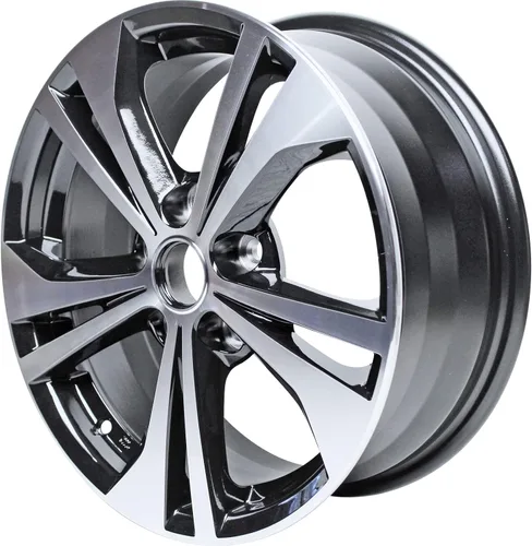 Miniatura 2 de Llanta de aleación de aluminio de 16 pulgadas, 16 x 6.5 pulgadas, compatible con Nissan Sentra 2020 2021 2022 2023 ALY62822U45N