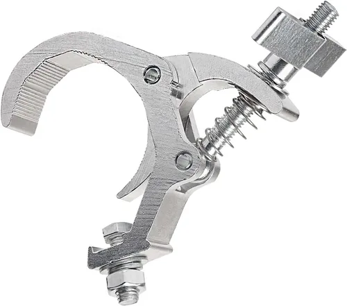 Miniatura 8 de 2 paquetes de abrazaderas para accesorios de iluminación de escenario, abrazadera C de iluminación, abrazadera de poste de luz Dj, soporte colgante