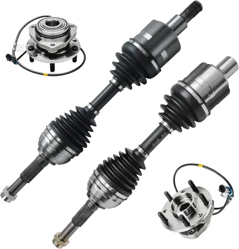 Miniatura 58 de Detroit Axle - Kit de extremo delantero RWD para Chrysler 300 Dodge Challenger Charger Upper Lower Control Arms rótulas de rodamiento de rueda Bujes