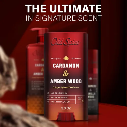 Miniatura 12 de Old Spice The Spice Alchemist Collection, desodorante sin aluminio para hombres, aroma infundido de colonia 24/7, fórmula sin intercambio, libre
