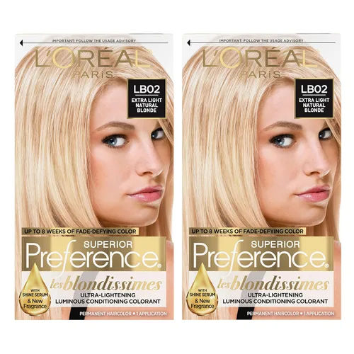 Miniatura 36 de L'Oreal Paris Superior Preference - Tinte permanente luminoso que desafía la decoloración, tinte para el cabello hasta 9 semanas de resplandor, 5C