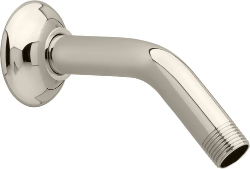 Miniatura 5 de American Standard 1660240.295 - Brazo y brida estándar para cabezal de ducha de montaje en pared, níquel cepillado