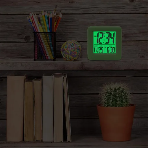 Miniatura 7 de Equity 70913 Reloj despertador digital de silicona azul con retroiluminación bajo demanda