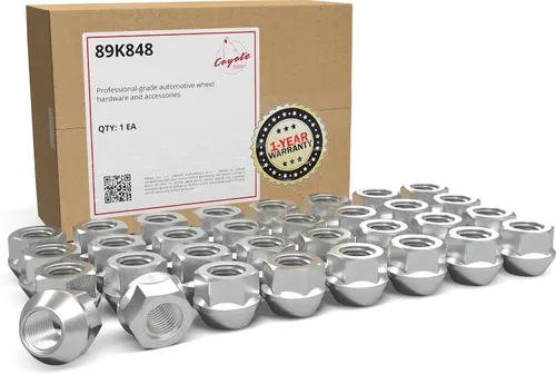 Miniatura 17 de Wheel Accessories Parts 24 piezas M14x1.5 14x1.5 rosca Bulge Bellota 1.90" tuercas largas negras 3/4" 0.748 in hexagonales para Chevy Silverado GMC