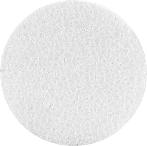 Miniatura 4 de Paquete de 12 círculos de espuma de 4 pulgadas para manualidades (1 pulgada de grosor), disco de espuma redondo de poliestireno para proyectos