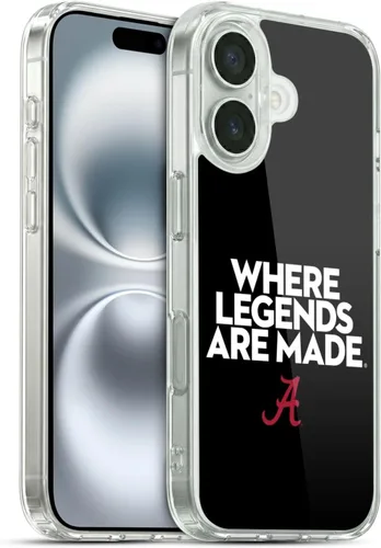 Miniatura 402 de Head Case Designs Funda de gel suave con licencia oficial de la Universidad de Alabama UA Collage compatible con Apple iPhone 13 Pro Max