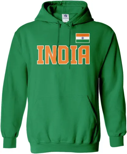 Miniatura 9 de Threadrock India National Pride - Sudadera unisex con capucha