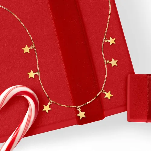 Miniatura 4 de RS Pure by Ross-Simons Italian 14kt Yellow Gold Multi-Star Charm Necklace