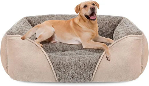 Miniatura 20 de INVENHO Cama XXL para perros grandes, medianos y pequeños, cama rectangular lavable para perro, cama ortopédica para perros, cama suave y relajante