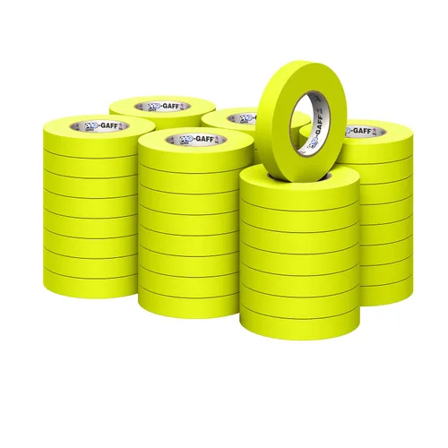 Miniatura 13 de Cinta Pro Gaff Gaffers de 1 pulgada de longitud de 55 yardas de longitud, color azul eléctrico mate. Cinta de alta resistencia de alta calidad