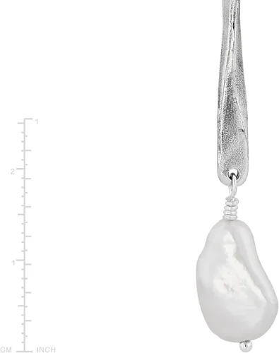 Miniatura 5 de Silpada Collar de plata de ley con perlas cultivadas en agua dulce con forma de Stunning Drop 16 pulgadas 2 pulgadas Perla Perla no conocido