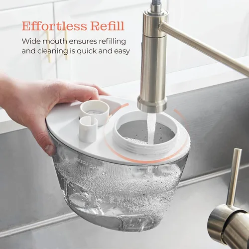 Miniatura 5 de Humidificadores de Niebla Fría para Dormitorio - Depósito de Agua de 2.2L, para Bebé, Oficina, Vaporizador de Aire Ultrasónico Silencioso, Nivel