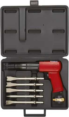 Chicago Pneumatic CP7150K - Kit - Martillo neumático, herramienta de equipo de soldadura, construcción, 0.401 Pulgadas (10.2mm), vástago redondo,